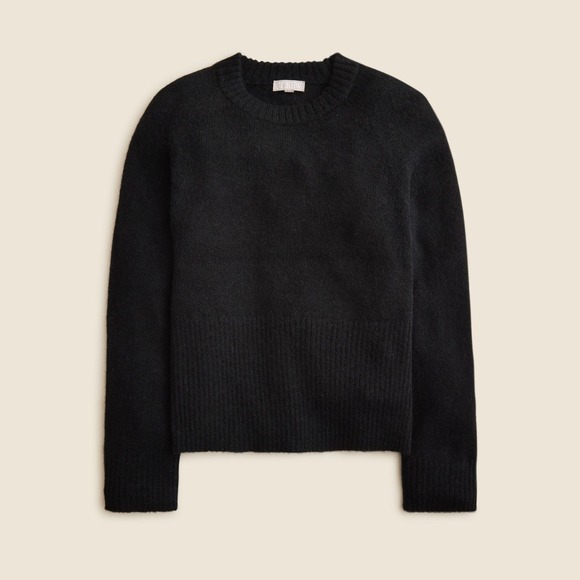 J. Crew Sweaters - J. Crew Wool Alpaca Sweater Women M Black Mod Classic Timeless Sophisticated NWT